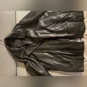 All Saints biker jacket (Very trendy and chic leather biker jacket)